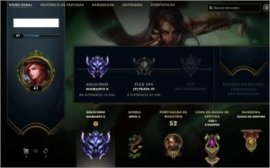 LOL CONTA D1 - League of Legends