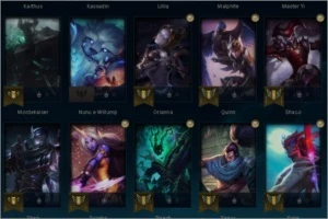 CONTA OURO 2 MMR ALTO - League of Legends LOL