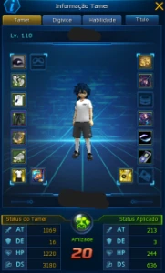 Conta LA dmo Omegamon - Digimon Masters Online