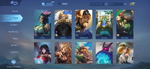 conta de Mobile legends