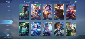 conta de Mobile legends