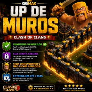 Up De Muros Clash Of Clans + Construtores Sempre Ocupados