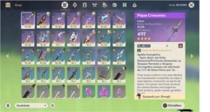 VENDO CONTA  AR 47 COM ZHONG LI, MONA, QIQI, KEKINQ - Genshin Impact
