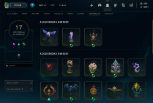 Conta League Of Legends - Season 4 - 113+ skins LOL