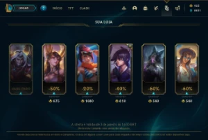 Conta League Of Legends - Season 4 - 113+ skins LOL