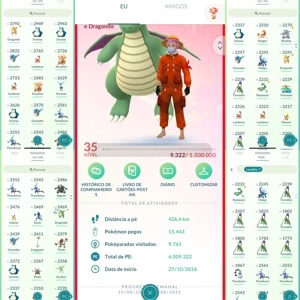 Conta Pokemon Go Nível 35 - Pokémon