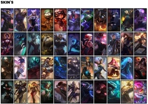 Conta prata 2 com 114 Champs e 98 Skins + 331k de Yasuo - League of Legends LOL