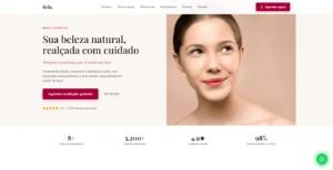 Landing page para clinicas de estética
