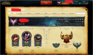 Conta Gold 3 - League of Legends LOL