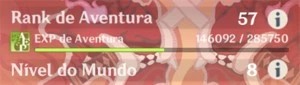 ✨GENSHIN IMPACT CONTA COM PERSONAGENS 5⭐ AR 57✨ LATE GAME