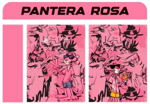 Estampa Interclasse Pantera cor de rosa - CDR E PDF - Others
