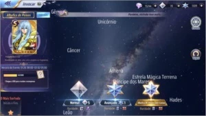 SAINT SEIYA AWAKENING - COM 1300 GEMAS AVANÇADAS E LIVROS SSA