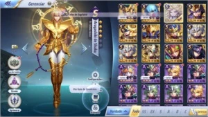 SAINT SEIYA AWAKENING - COM 1300 GEMAS AVANÇADAS E LIVROS SSA
