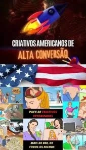 Criativos Americanos Vetorizados - Premium Alta Conversão - Outros