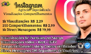 Instagram: Visualizações e Compartilhamentos, Direct Impulsi - Redes Sociais