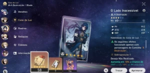 Honkai Star Rail AR41 Blade+Cone 50+ Tiros - Honkai: Star Rail