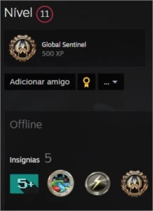 Conta Steam LvL 11 com jogos