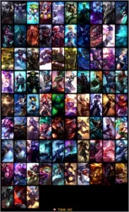 Conta League of Legends - Diamante 1 Season 9 - 83 Skins LOL