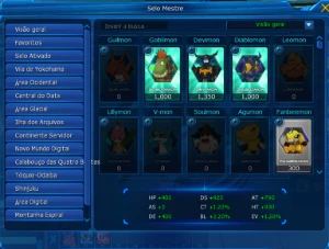 Conta Dmo La Omega - Digimon Masters Online