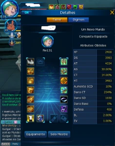 Conta Dmo La Omega - Digimon Masters Online