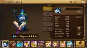 Reroll Summoners War lvl10 com Nana + Lagmaron