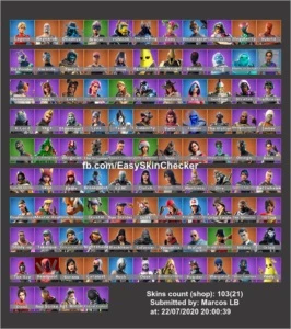Conta Fortnite Season 4+