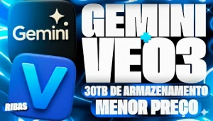 1 Mês Gemini 3.1 Ultra 45000 Créditos No Flow + Veo 3 - Assinaturas e Premium
