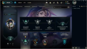 Conta RIOT - LOL Platina IV 147 skins. VALORANT Varias skins - League of Legends