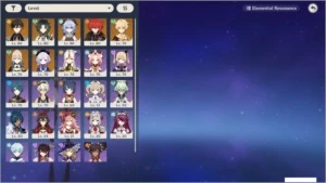Conta AR55 Ganyu Zhongli Xiao Diluc Jean QiQi 5k Gemas - Genshin Impact