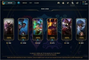 Conta ideal para main adc - League of Legends LOL