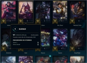 Conta ideal para main adc - League of Legends LOL