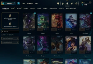 Conta Lol Ouro 1, Upada na Mão, 5.700 Essências Azuis Lvl34 - League of Legends