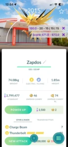 Pokémon go nv72