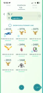 Pokémon go nv72