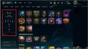 Conta MESTRE _ +200skins e todos os campeões! - League of Legends LOL