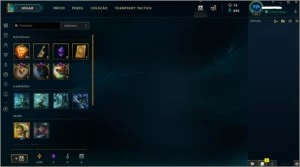 lol: lvl25 + 14 champs+ skin Garen Deus Rei - League of Legends