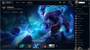 lol: lvl25 + 14 champs+ skin Garen Deus Rei - League of Legends