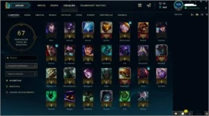 lol: lvl25 + 14 champs+ skin Garen Deus Rei - League of Legends