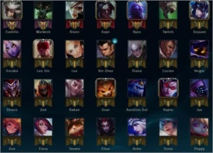 Conta com 53 Campeoes - League of Legends LOL
