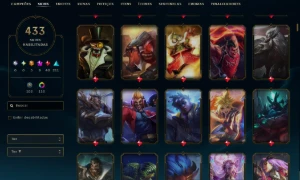 Conta LoL/Valorant Season 5, Skins prestigio e santuário - League of Legends