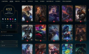 Conta LoL/Valorant Season 5, Skins prestigio e santuário - League of Legends