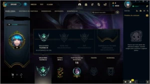 Conta platina 3 67% winrate - League of Legends LOL