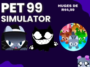 Pet Simulator 99 (Ps99)-Huges A R$4,99. - Roblox