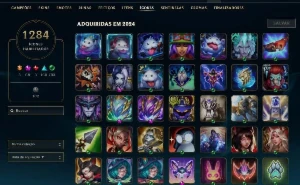 1 milhão de maestria lux 1.5 milhão de aatrox 1722 skins pax - League of Legends LOL