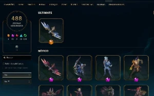 1 milhão de maestria lux 1.5 milhão de aatrox 1722 skins pax - League of Legends LOL