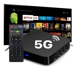TV BOX MXQ 5G32GB de meemoria RAM e 256GB memoria interna; - Produtos Físicos