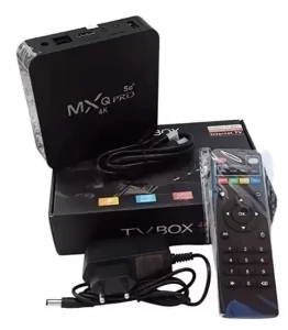 TV BOX MXQ 5G32GB de meemoria RAM e 256GB memoria interna; - Produtos Físicos