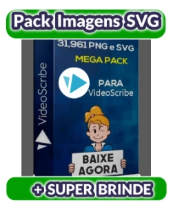 Pacote de Imagens SVG videoscribe +  versão Off-Line