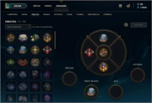 Conta LoL Gold III/Todos os Campeões/360 Skins - League of Legends