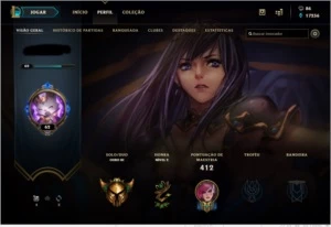 Conta LoL Gold III/Todos os Campeões/360 Skins - League of Legends